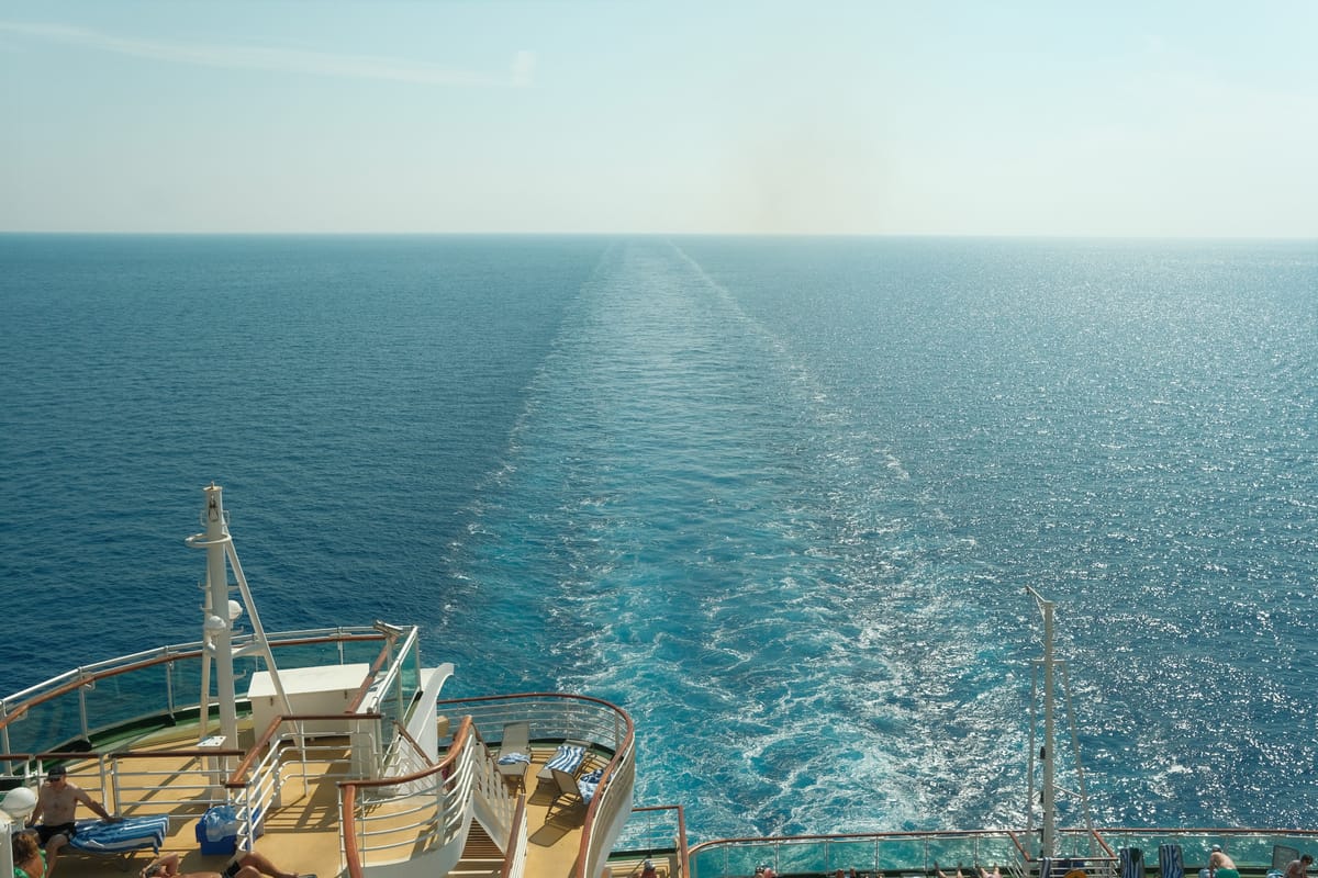 On a Boat in the Med